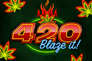 slot-10 420 Blaze it neon leaves and flame
