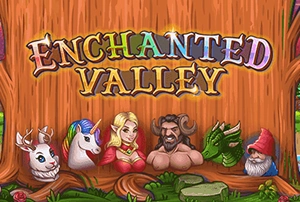 Enchanted Valley elf unicorn and forest creatures