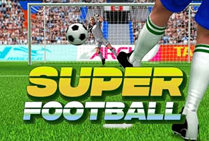 slot-9 Super Football player shooting at goalkeeper